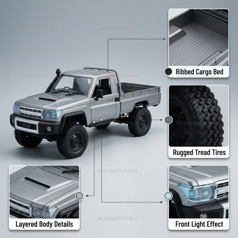 MN82 Upgraded PRO Off-Road 4WD - Rc Hobby Grade Truck 评论和价格