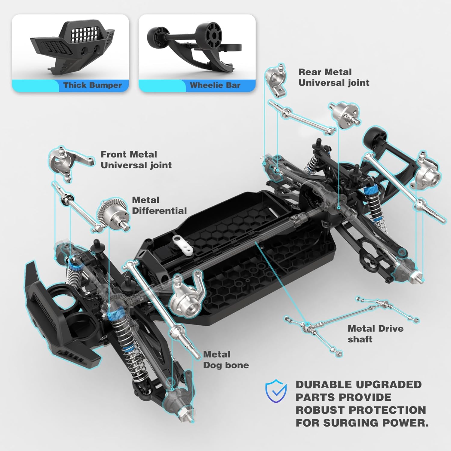 60+ KMH Brushless RC Monster T - Rc Hobby Grade Monster Truck 评论和价格