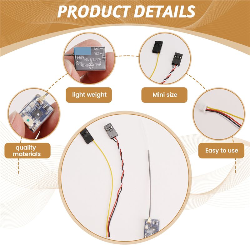AS96-For FS-A8S 2.4G 8CH Mini  - Receiver Sbus 8Ch 评论和价格